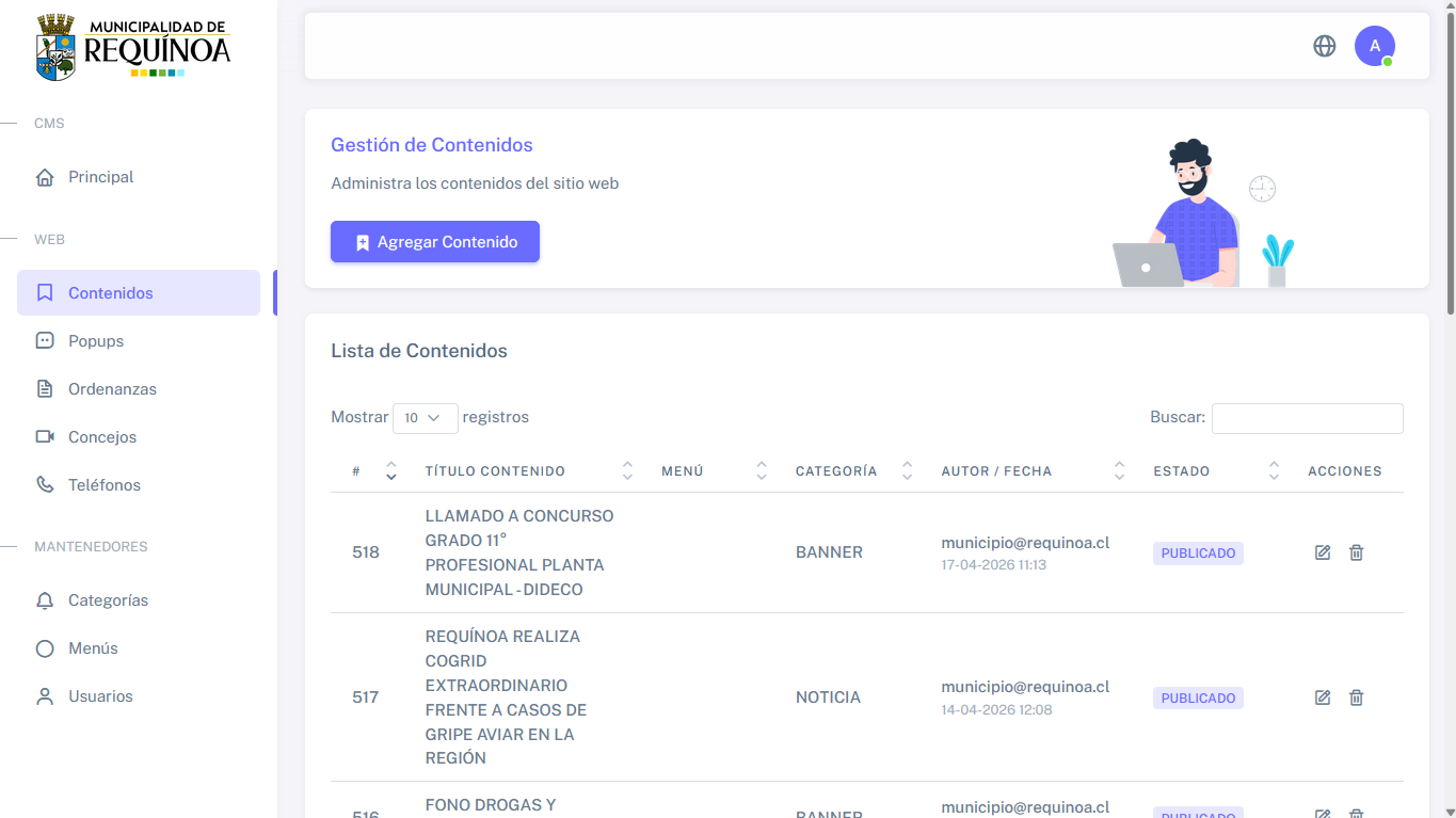 requinoa.cl — CMS